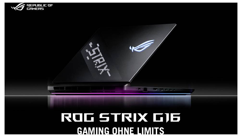 Asus Notebook ROG Strix SCAR 16 40.6cm (16 Zoll) WQXGA Intel® Core™ Ultra 9 275HX 64GB RAM 1TB SSD Deutsch, QWERTZ Intel Nvidia