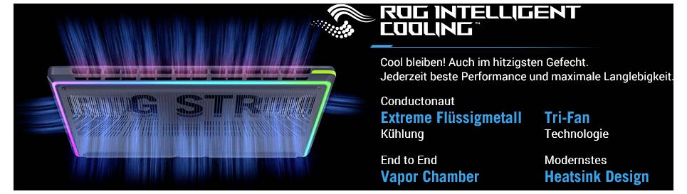 Asus Notebook ROG Strix SCAR 16 40.6cm (16 Zoll) WQXGA Intel® Core™ Ultra 9 275HX 64GB RAM 1TB SSD Deutsch, QWERTZ Intel Nvidia