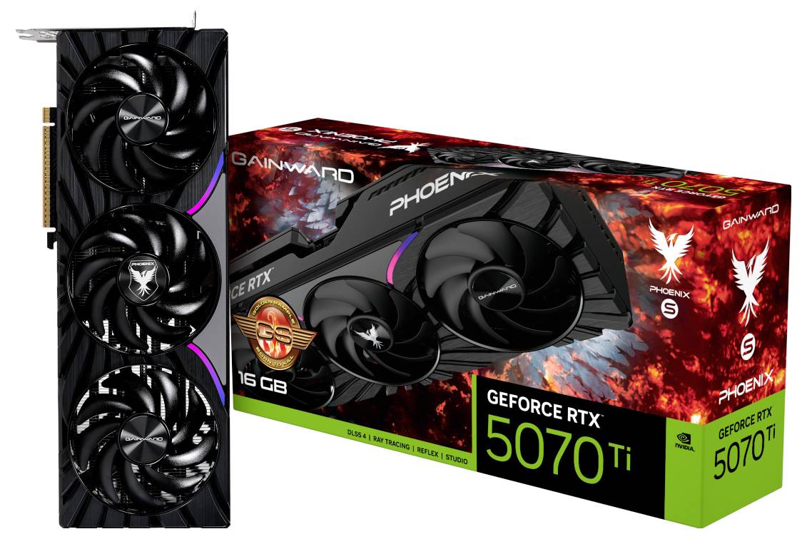 Gainward Grafikkarte Nvidia GeForce RTX 5070 Ti GeForce RTX 5070 Ti 16GB GDDR7-RAM PCIe, HDMI®, DisplayPort