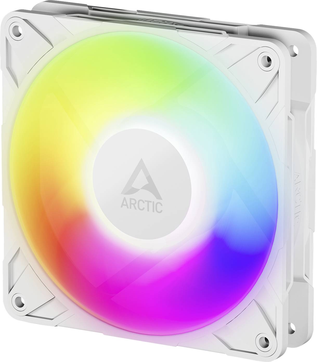 Arctic P12 Pro A-RGB PC-Gehäuse-Lüfter Weiß (B x H x T) 120 x 25 x 120 mm inkl. LED-Beleuchtung