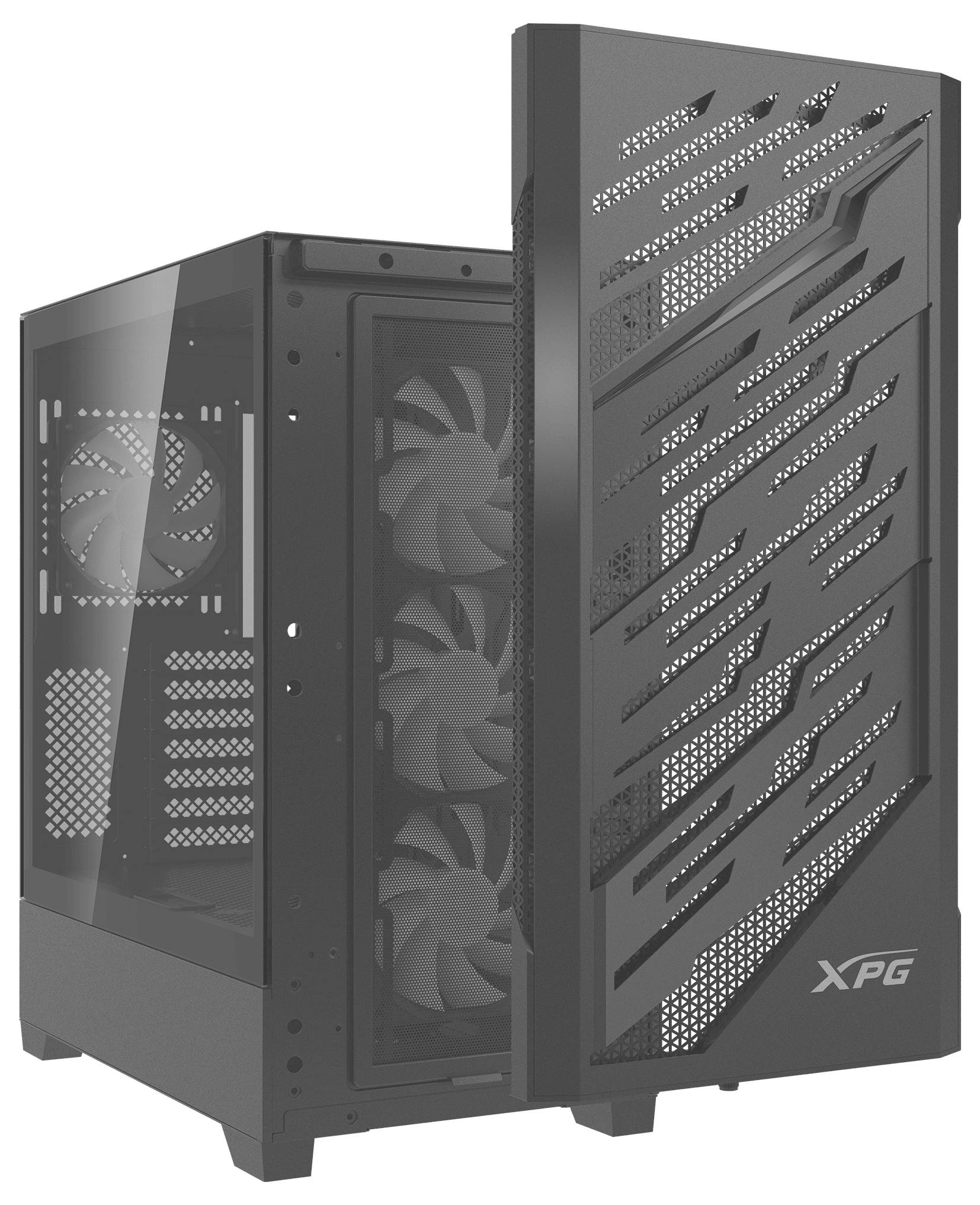 ADATA STARKER AIR BTF Midi-Tower PC-Gehäuse, Gaming-Gehäuse Schwarz