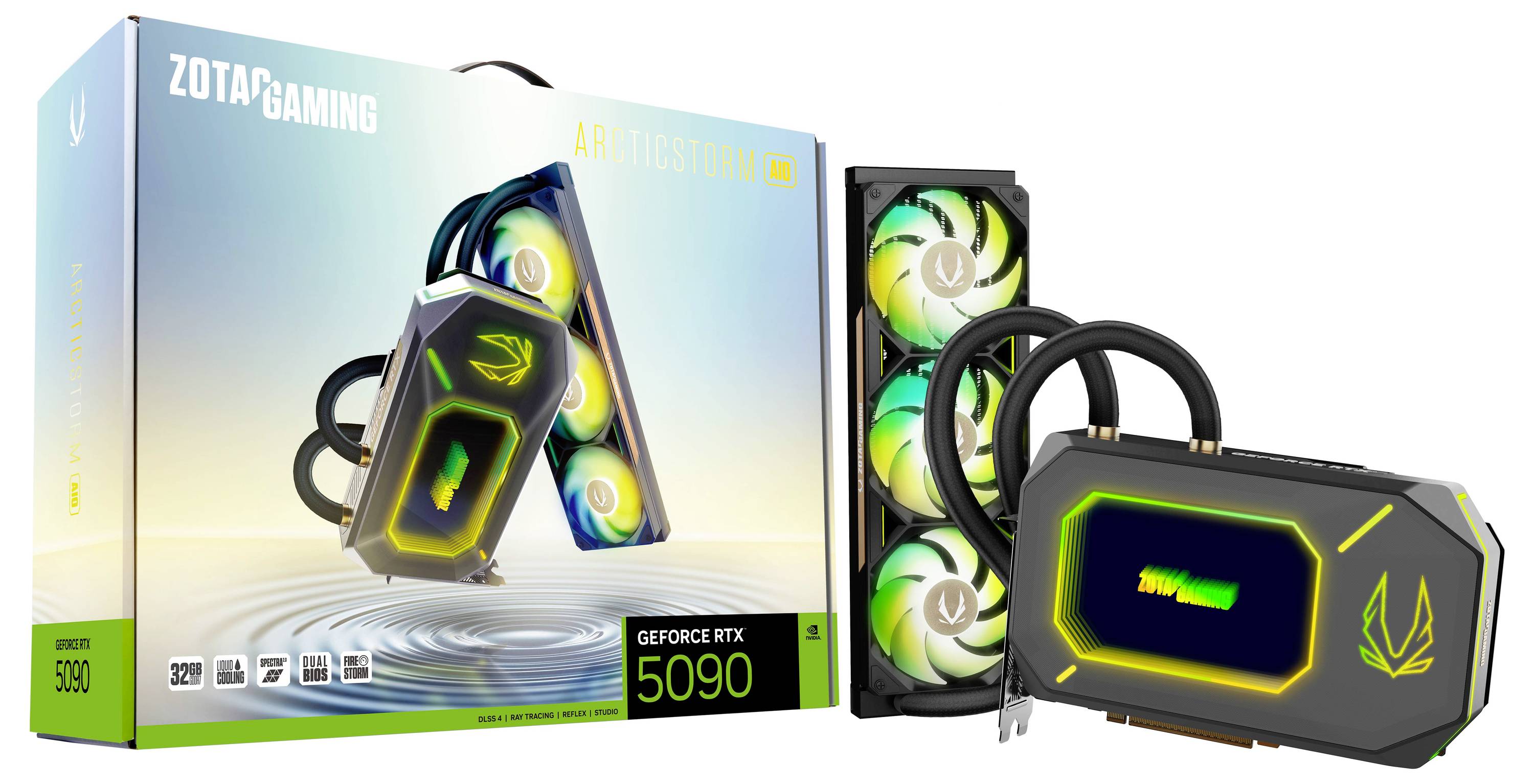 Zotac Grafikkarte Nvidia GeForce RTX 5090 GeForce RTX 5090 32 GB GDDR7-RAM PCIe, HDMI®, DisplayPort
