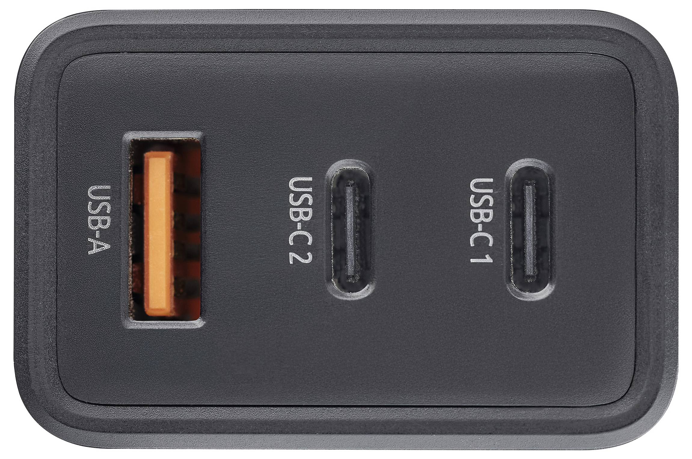 Intenso W65ACC GaN schwarz USB Ladegerät 65W 1x USB-A, 2x USB-C® Schwarz Innenbereich GaN, USB Power Delivery (USB-PD)