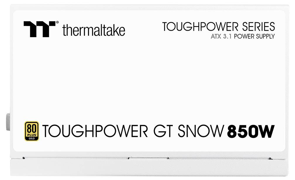 Thermaltake Toughpower GT Snow 850W, 80 Plus Gold, ATX 3.1 Netzteil.