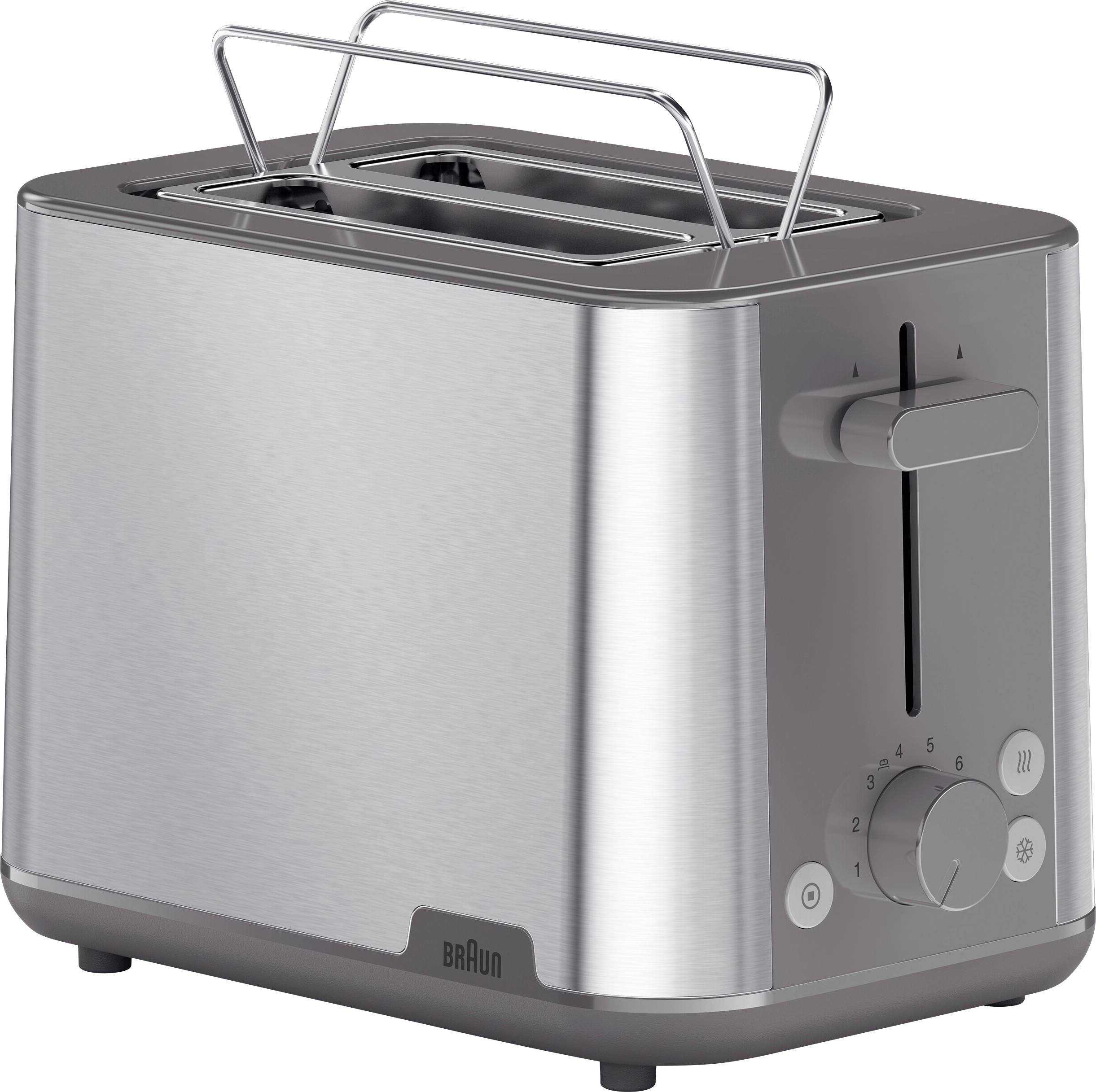 Braun HT 1510 GY Toaster BPA-frei Grau