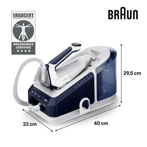 Braun IS 7282 BL 0128805001 Dampfbügelstation 2700W Blau, Weiß Braun IS 7282 BL 0128805001 Dampfbügelstation 2700W Blau, Weiß