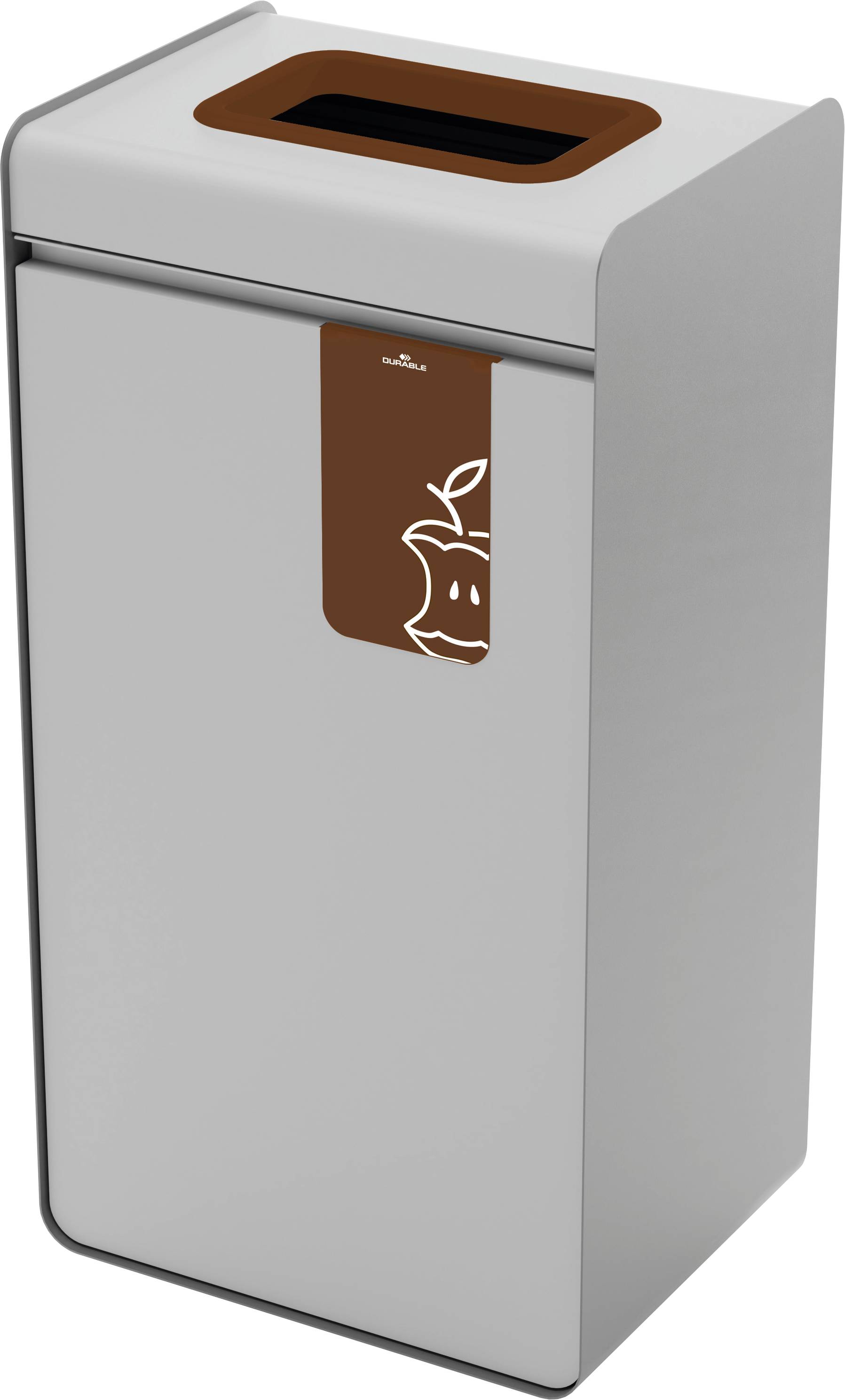 Durable 321511 Wertstoffbehälter 55l Metall (pulverbeschichtet) (B x H x T) 420 x 830 x 330mm Braun 1St.