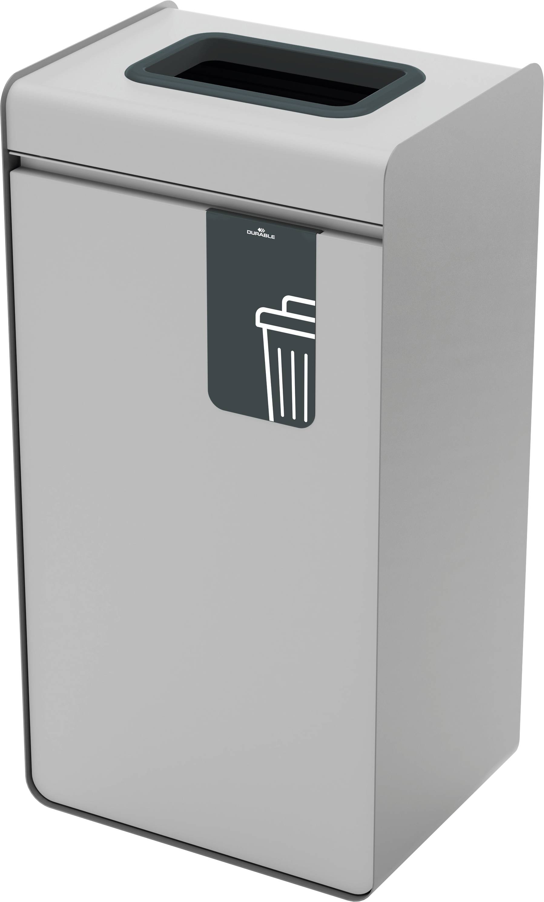 Durable 321357 Wertstoffbehälter 55l Metall (pulverbeschichtet) (B x H x T) 420 x 830 x 330mm Anthrazit-Grau 1St.