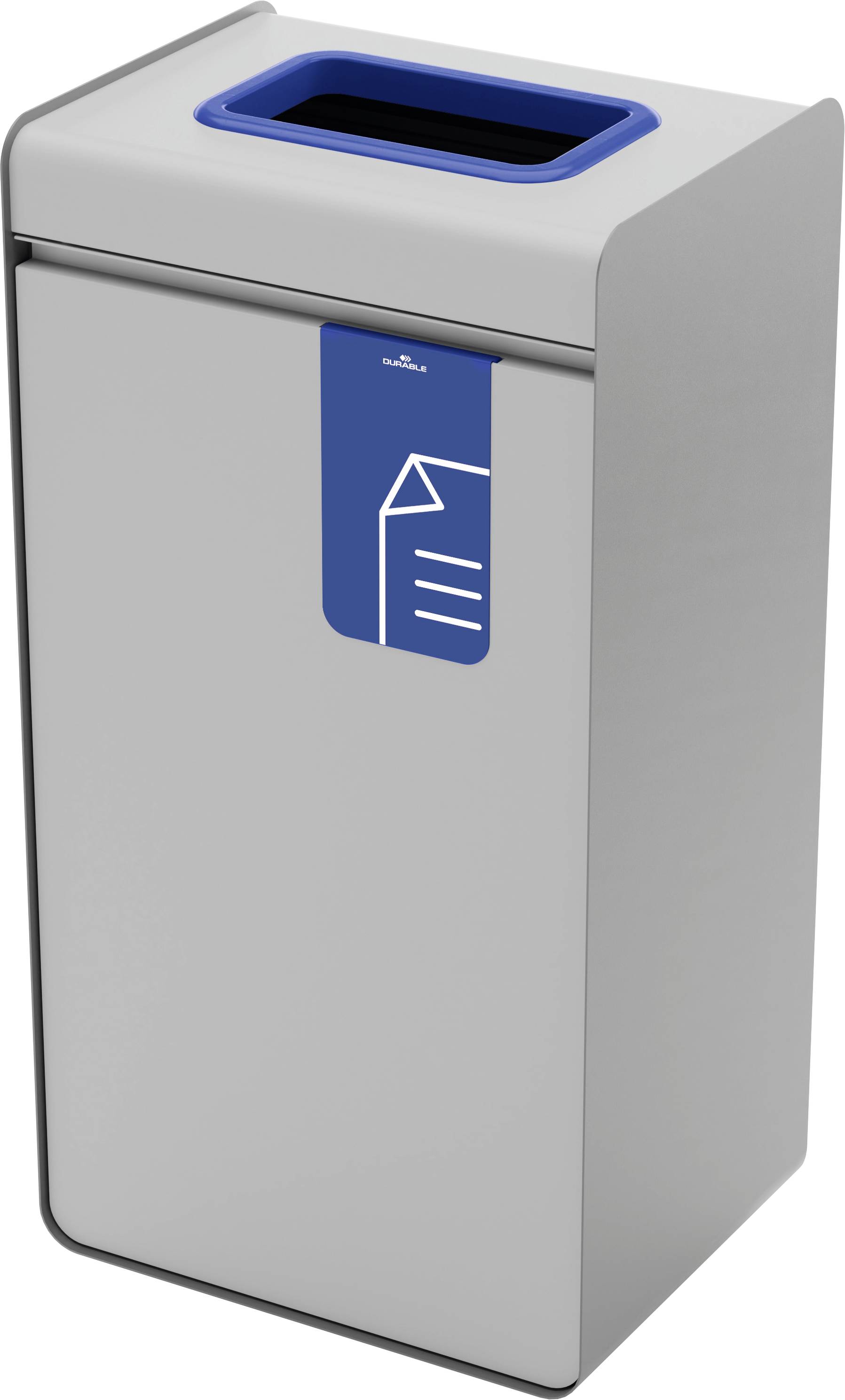 Durable 321106 Wertstoffbehälter 55l Metall (pulverbeschichtet) (B x H x T) 420 x 830 x 330mm Blau 1St.