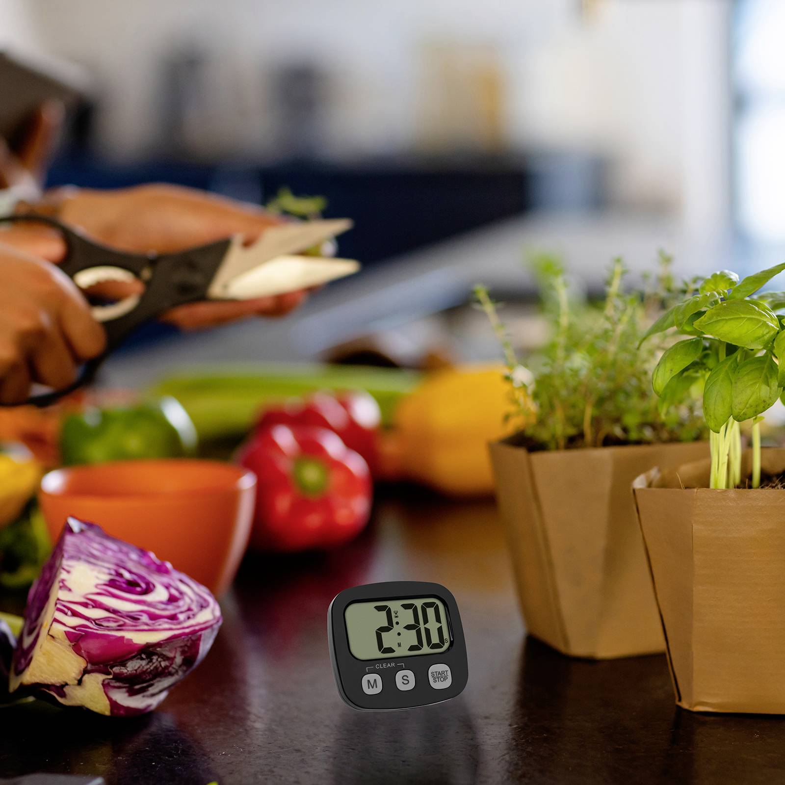 TFA Dostmann 4009816042507 Stoppuhr Schwarz digital