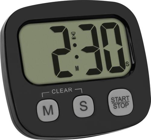TFA Dostmann 4009816042507 Stoppuhr Schwarz digital
