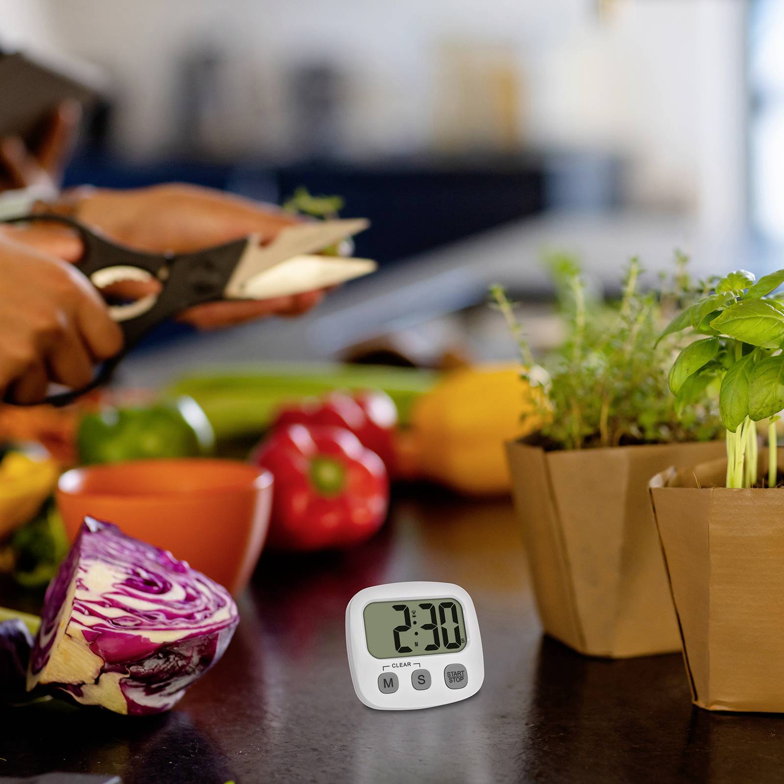 TFA Dostmann 4009816042521 Stoppuhr Weiß digital