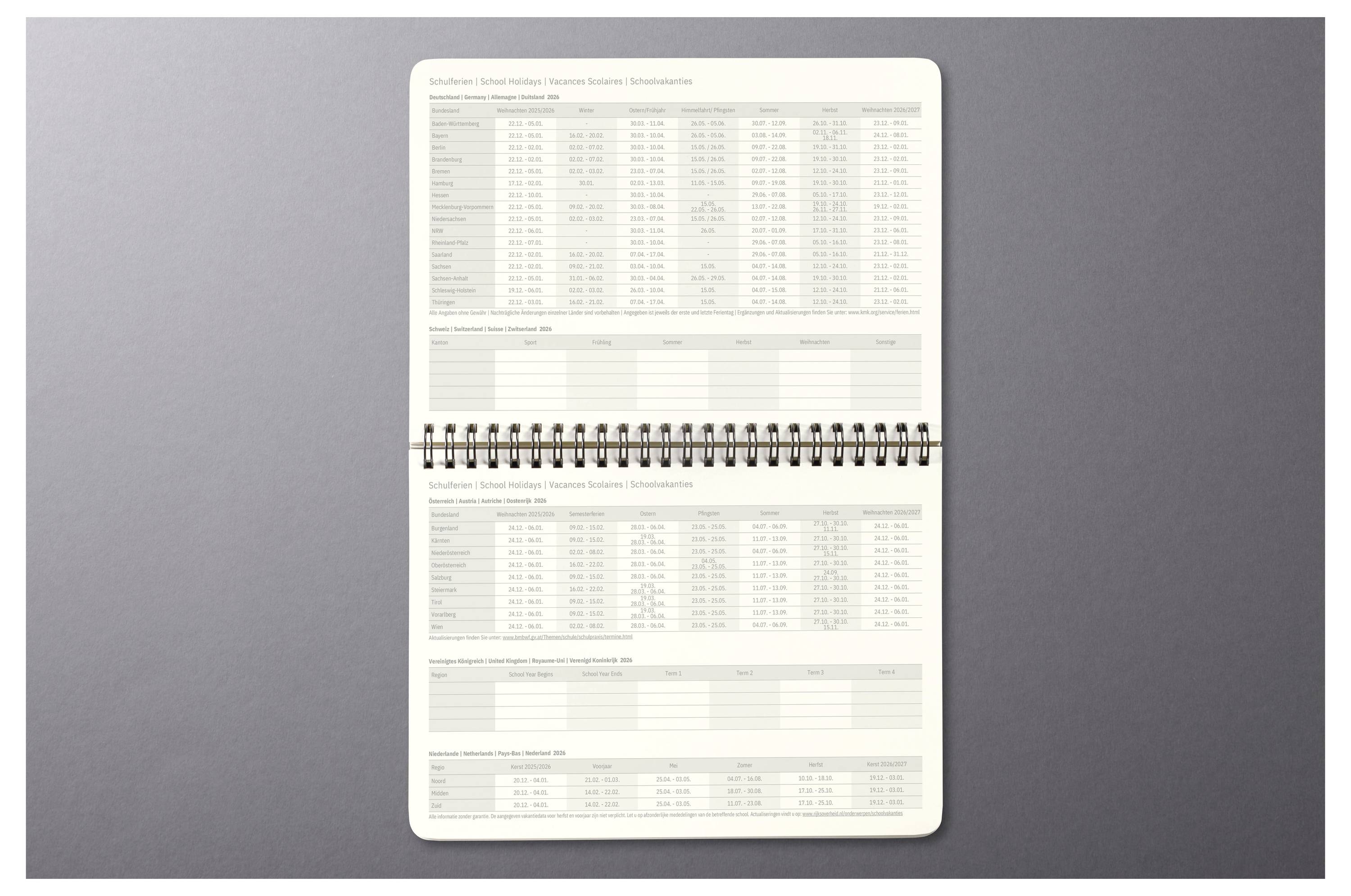 Sigel Tischkalender Conceptum 2026 Hardcover DIN A5 quer Schwarz C2681 1 St. Anzahl der Seiten: 144