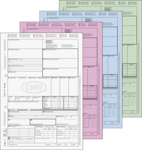 Sigel Frachtbrief Formular FB490 DIN A4 farbige Durchschläge 50 St.