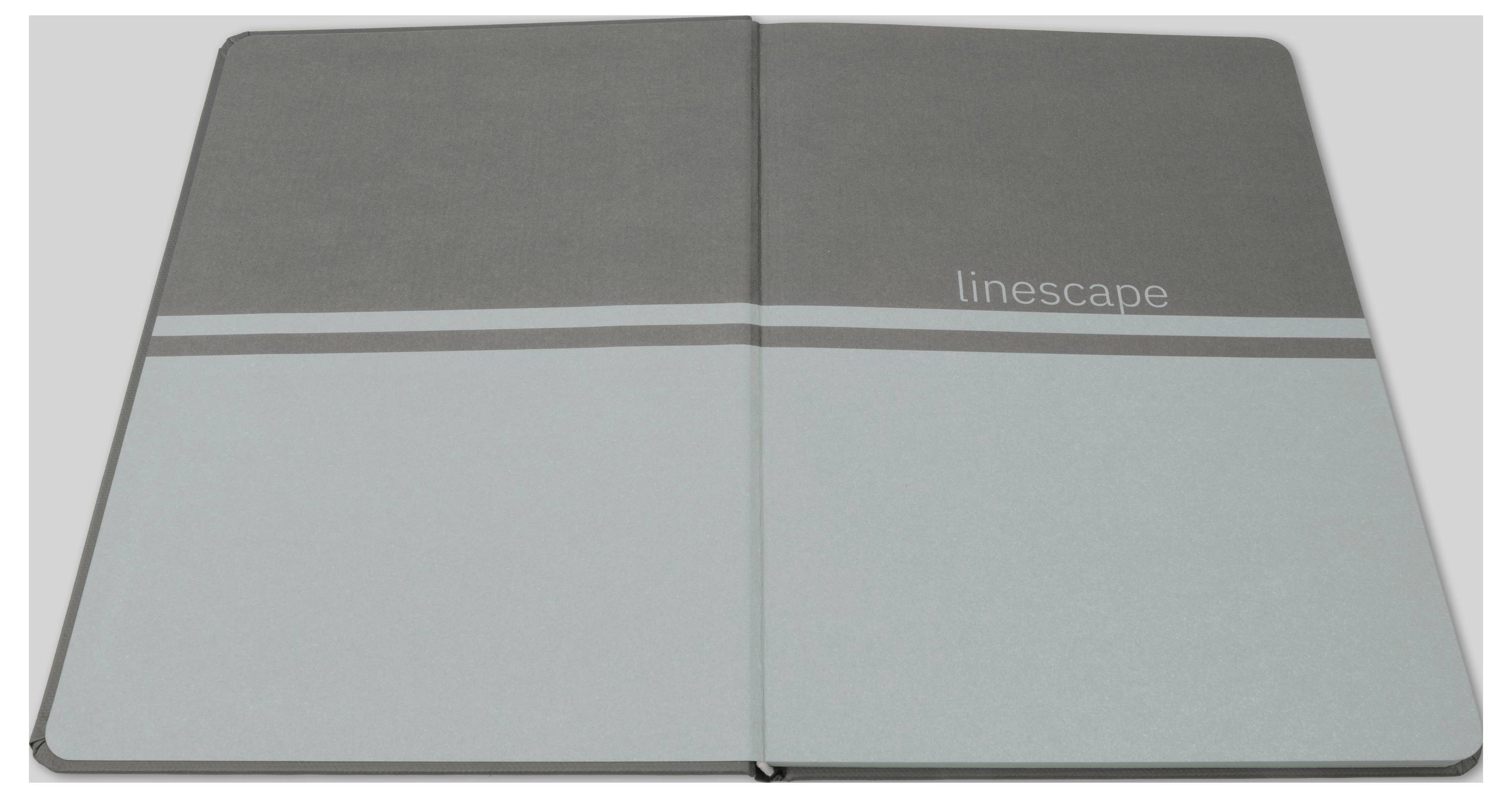 Sigel LS206 Notizbuch Linescape Hardcover DIN A5 kariert Dunkelgrau, Hellgrau Anzahl der Blätter: 88