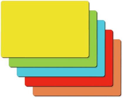 Sigel MU103 Haftnotiz Magnetic Notes 15 cm x 10 cm Blau, Gelb, Grün, Orange, Rot 25 St.