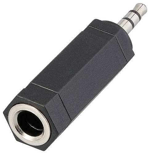 SpeaKa Professional SP-13808968 Klinke Audio Adapter [1x Klinkenstecker 3.5 mm - 1x Klinkenbuchse 6