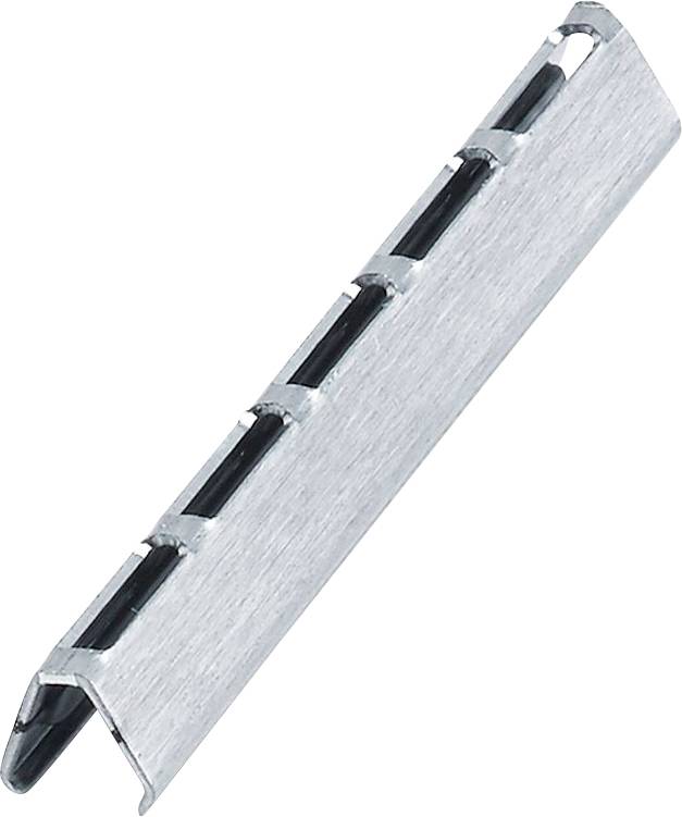 Eine Metalleckschiene mit Perforationen entlang ihrer Länge, die typischerweise verwendet wird, um Außenecken von Trockenbaukonstruktionen zu verstärken und zu schützen.