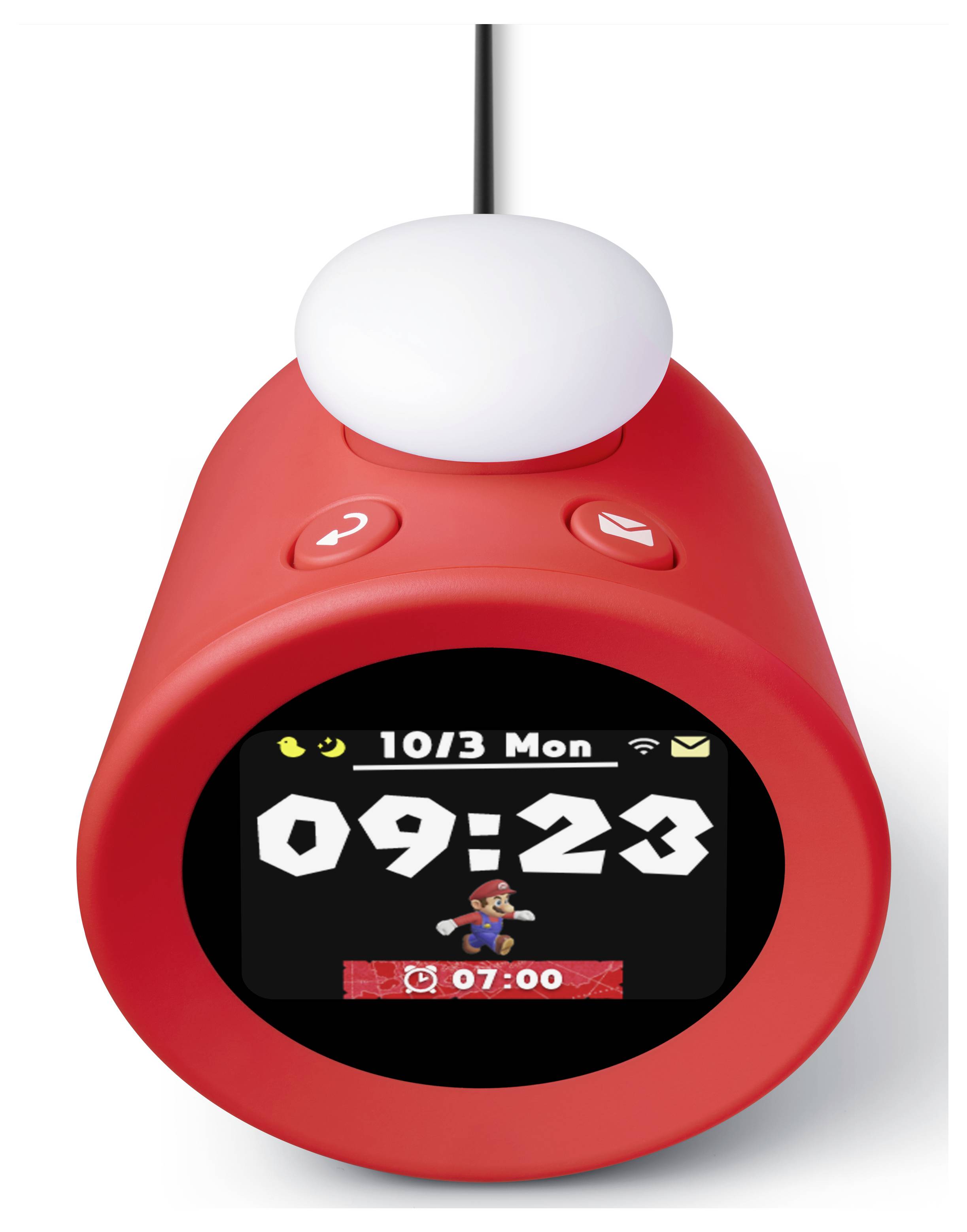 Nintendo 10013963 Wecker Rot