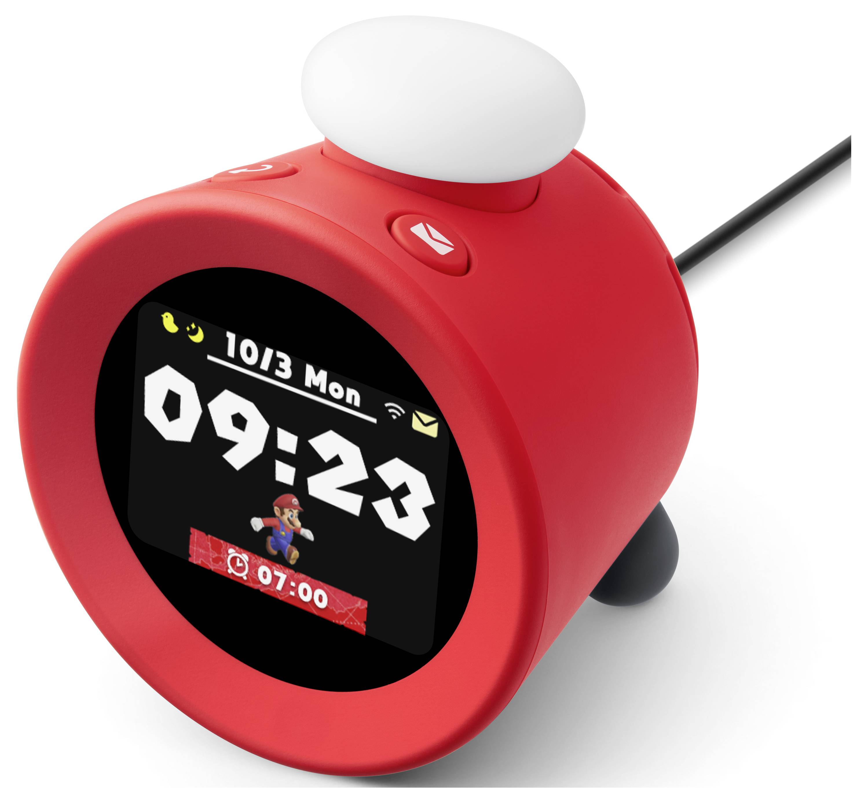 Nintendo 10013963 Wecker Rot