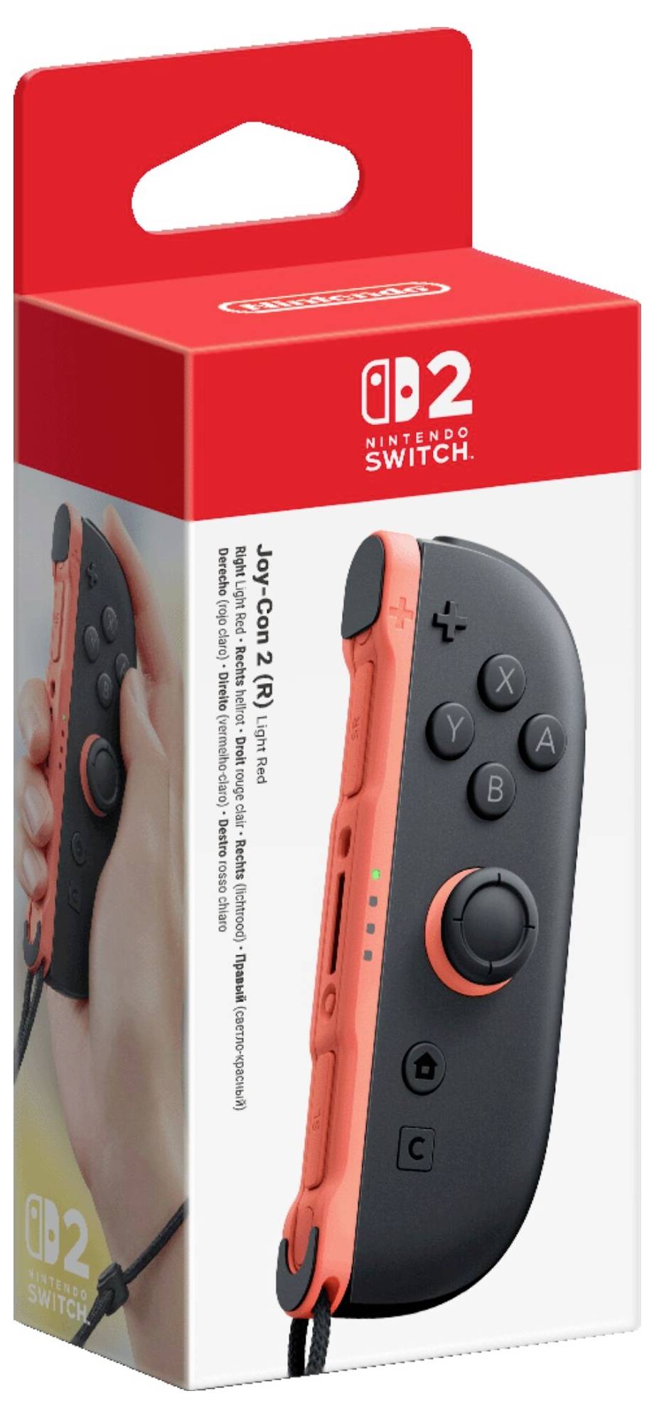 Nintendo Joystick Nintendo Switch Hell-Rot-Schwarz