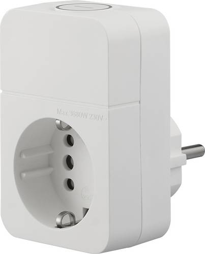 Sygonix SY-6906480 Schaltbare Zwischensteckdose Weiß