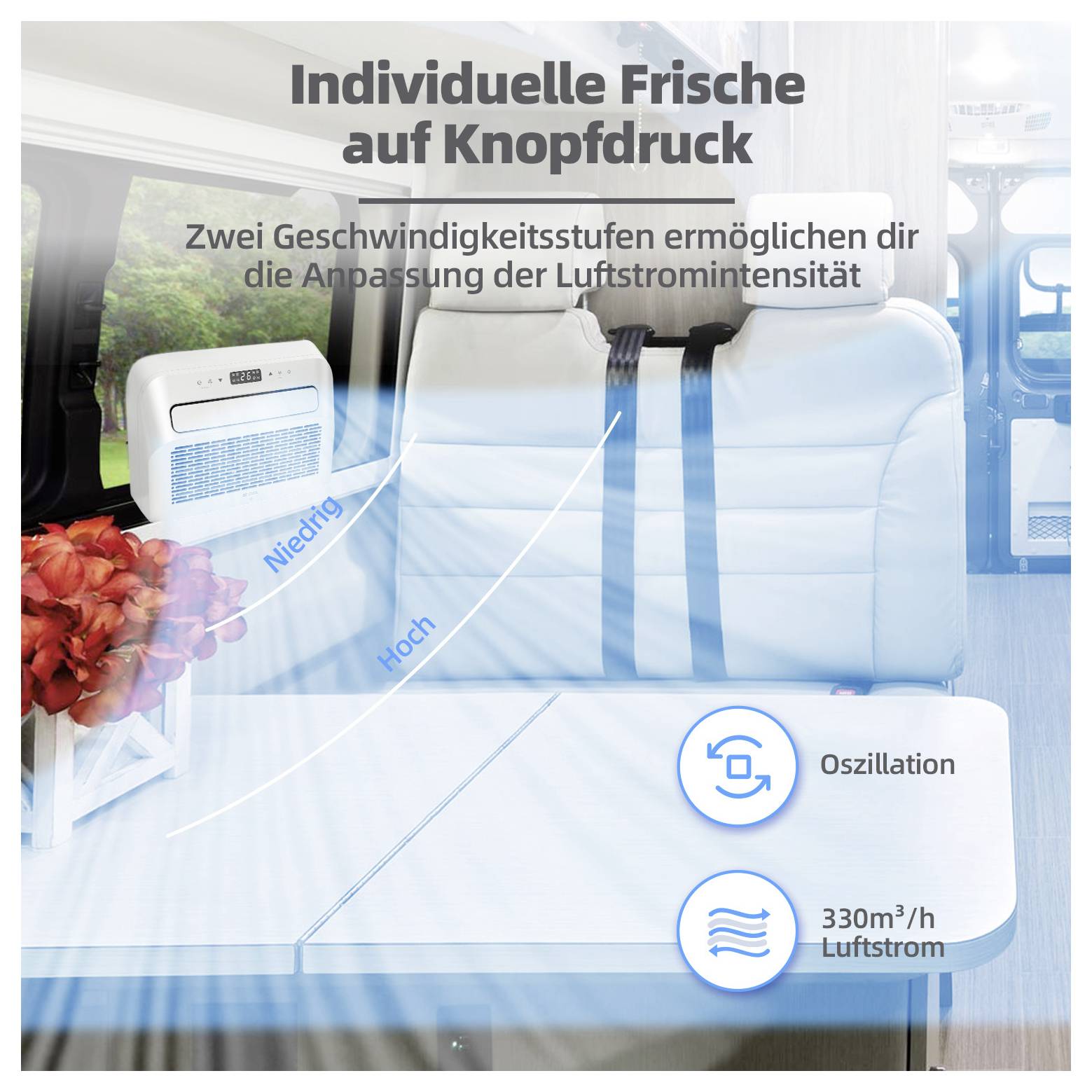 Be Cool Split-Klimagerät EEK: A (A+++ - D) 1465W 12m² Weiß