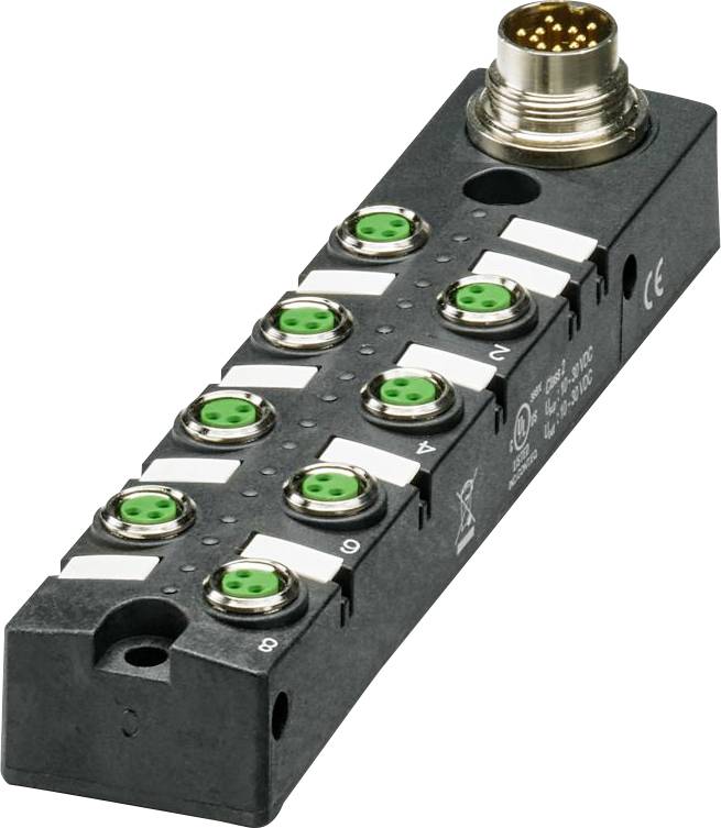 Phoenix Contact SACB- 8/3-L-M16-M8 HD 1166980 Sensor-/Aktor-Box M8-Verteiler mit Metallgewinde 1St.