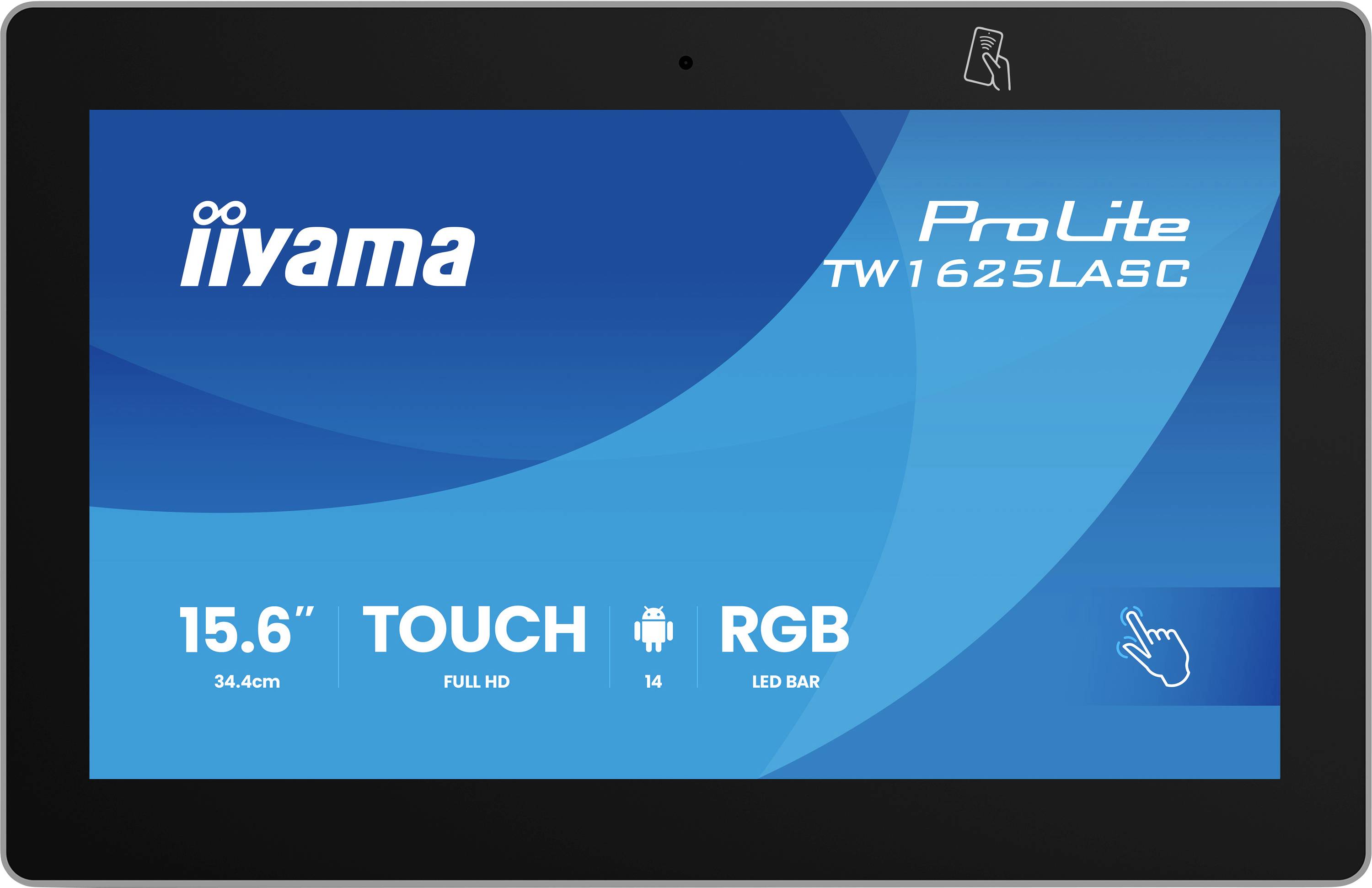 Iiyama ProLite Touchscreen-Monitor 39.6cm (15.6 Zoll) 16:9 20 ms IPS LED