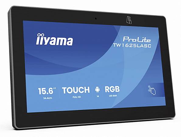 Iiyama ProLite TW1625LASC Touchscreen-Monitor 39.6 cm (15.6 Zoll) 16:9 20 ms IPS LED