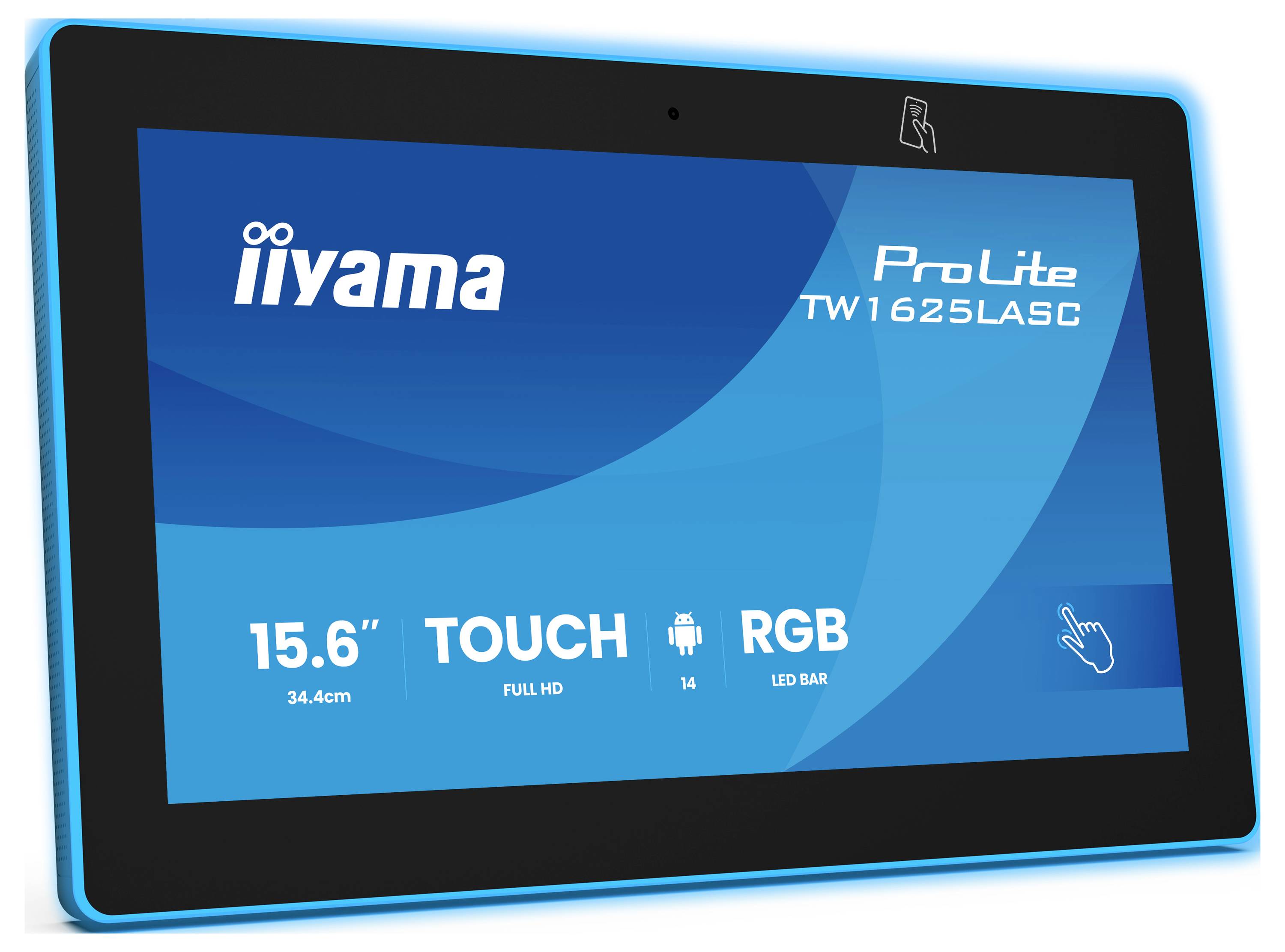 Iiyama ProLite Touchscreen-Monitor 39.6cm (15.6 Zoll) 16:9 20 ms IPS LED