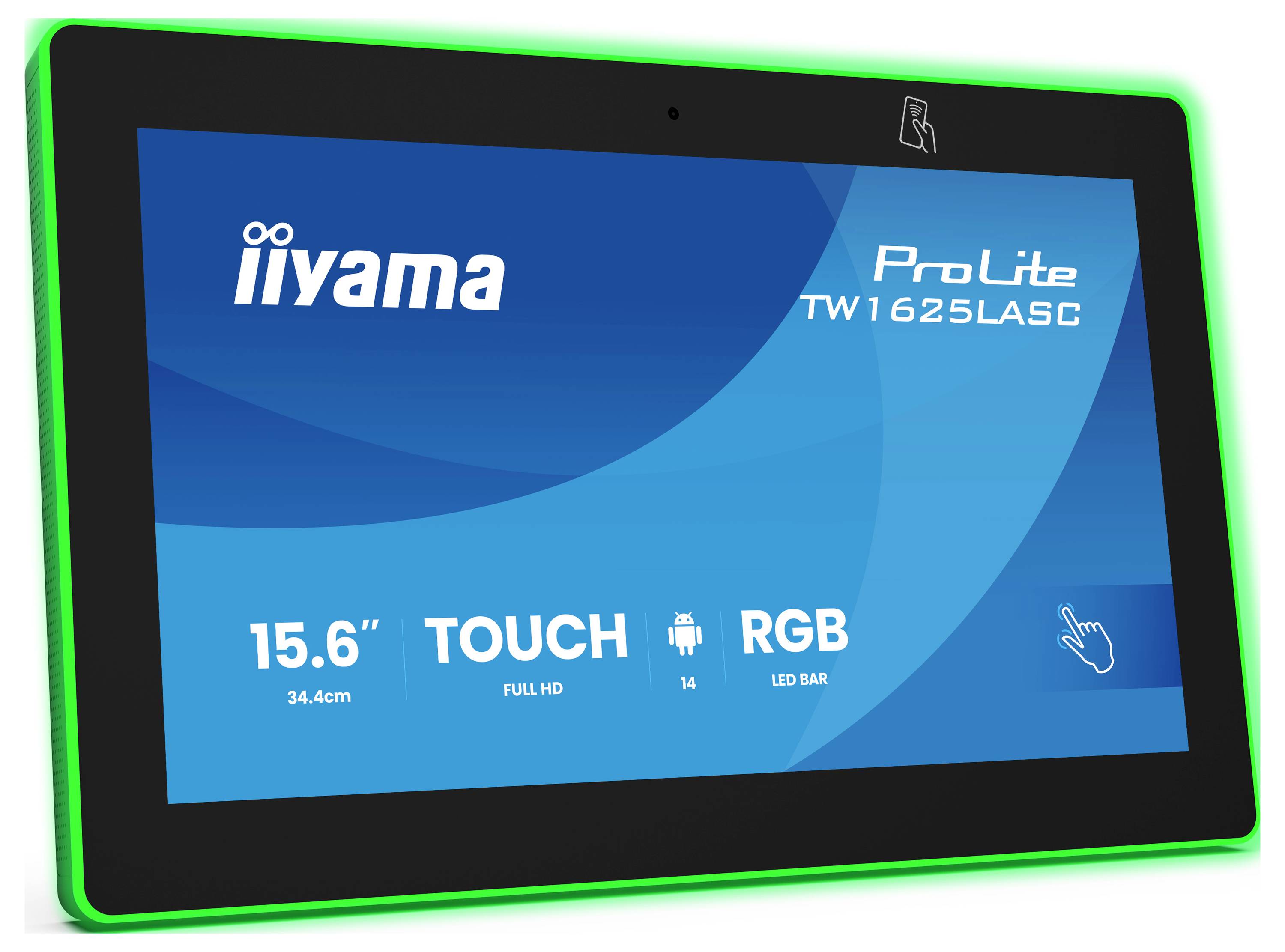 Iiyama ProLite Touchscreen-Monitor 39.6cm (15.6 Zoll) 16:9 20 ms IPS LED