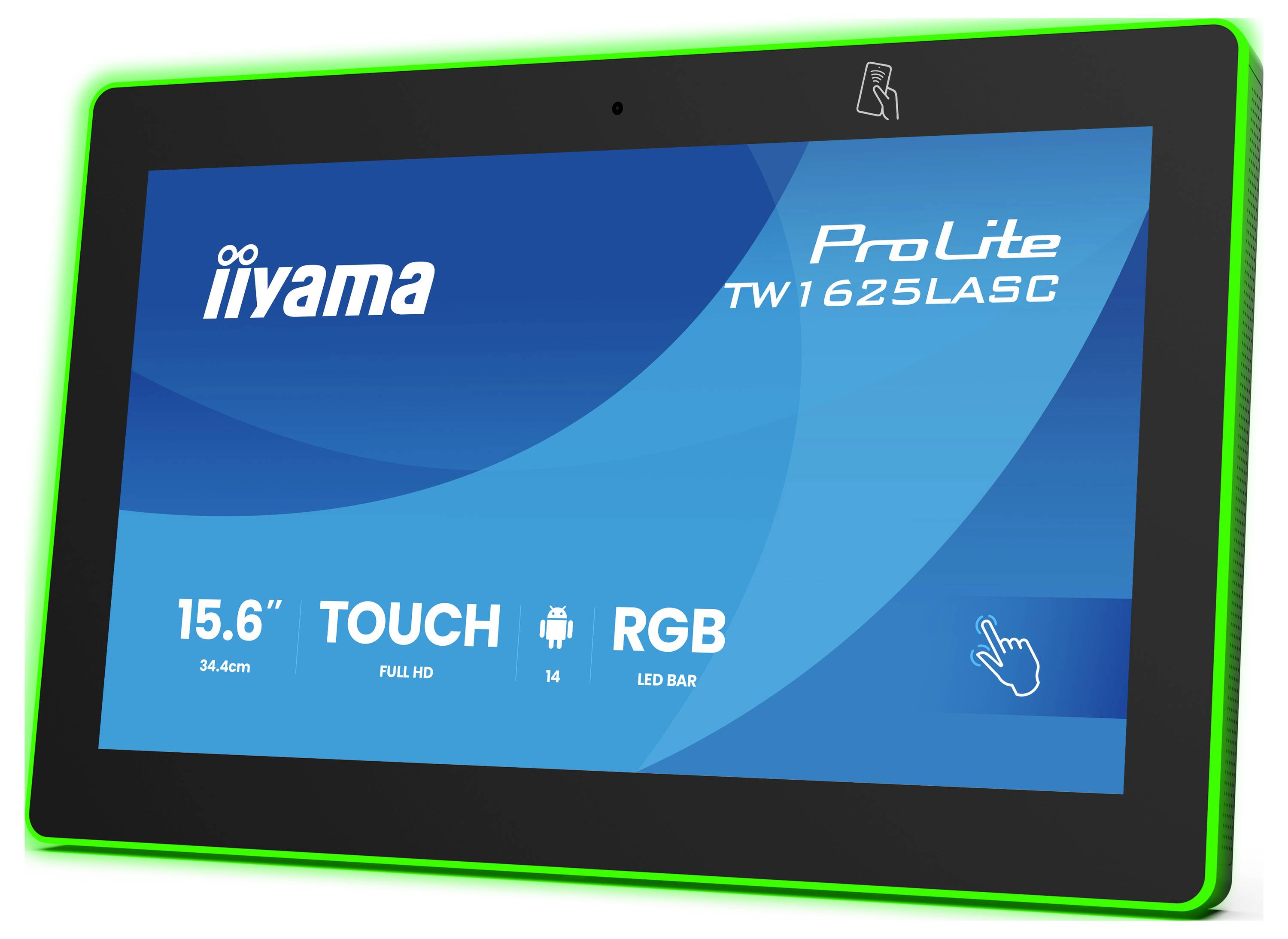 Iiyama ProLite Touchscreen-Monitor 39.6cm (15.6 Zoll) 16:9 20 ms IPS LED