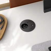 Bachmann 938.202 Tischsteckdose Schwarz Bachmann 938.202 Tischsteckdose Schwarz