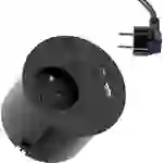Bachmann 938.202 Tischsteckdose Schwarz Bachmann 938.202 Tischsteckdose Schwarz