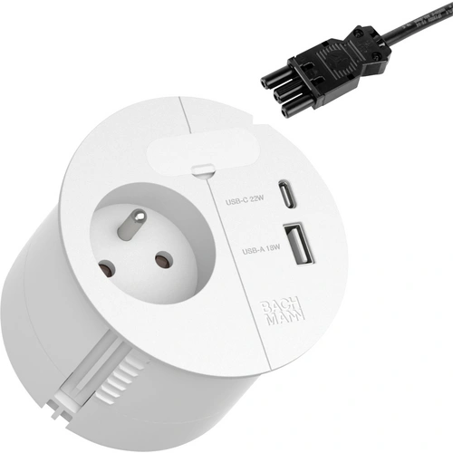 Bachmann 938.304 Tischsteckdose Weiß Bachmann 938.304 Tischsteckdose Weiß