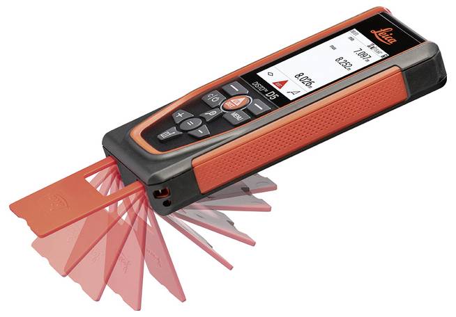 Leica Disto D5 Laser-Entfernungsmesser Bluetooth, Dokumentations-App, Li-Ionen Akku 200m