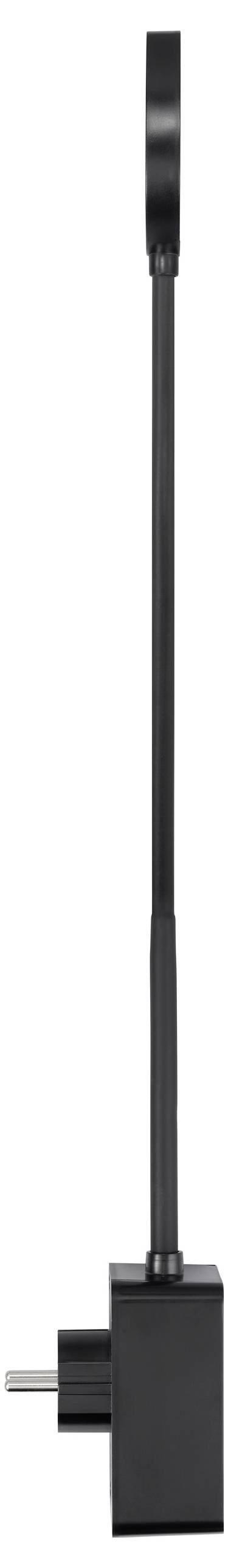 Ein CB-Funkgerät mit tragbarem Handmikrofon, ausgestattet mit digitalem Display und Drehreglern zur Frequenz- und Kanalwahl.