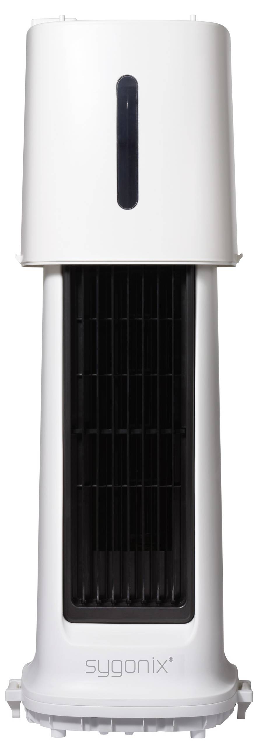 Sygonix Luftkühler 90W (L x B x H) 300 x 325 x 1130mm Weiß mit Fernbedienung, Oszillierend, LED-Display, Timer
