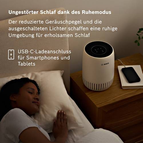 Bosch Home Comfort 7733703696 Air 1000 Luftreiniger 23m² Weiß