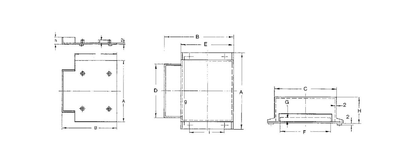 Strapubox 523 Universal-Gehäuse 80 x 67 x 31