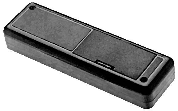 Strapubox 6090 SW Universal-Gehäuse 129 x 40 x 25 5St.