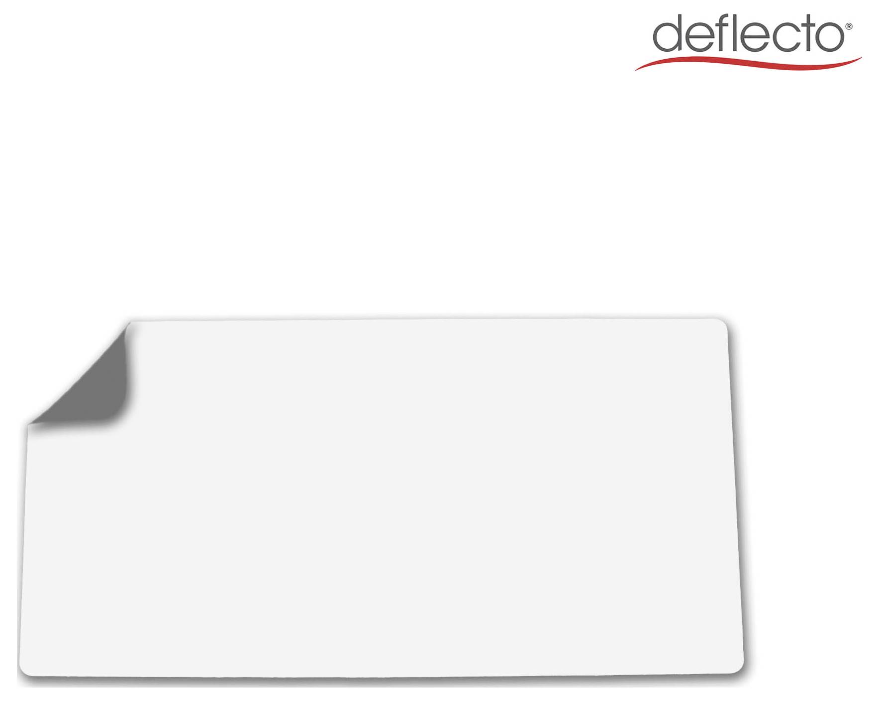 Deflecto DM12060GW Schreibunterlage Grau, Weiß (B x H) 1200mm x 600mm