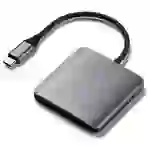 Satechi USB-C® Dockingstation ST-H4CPDM Passend für Marke Dockingstations: Apple MacBook Satechi USB-C® Dockingstation ST-H4CPDM Passend für Marke Dockingstations: Apple MacBook