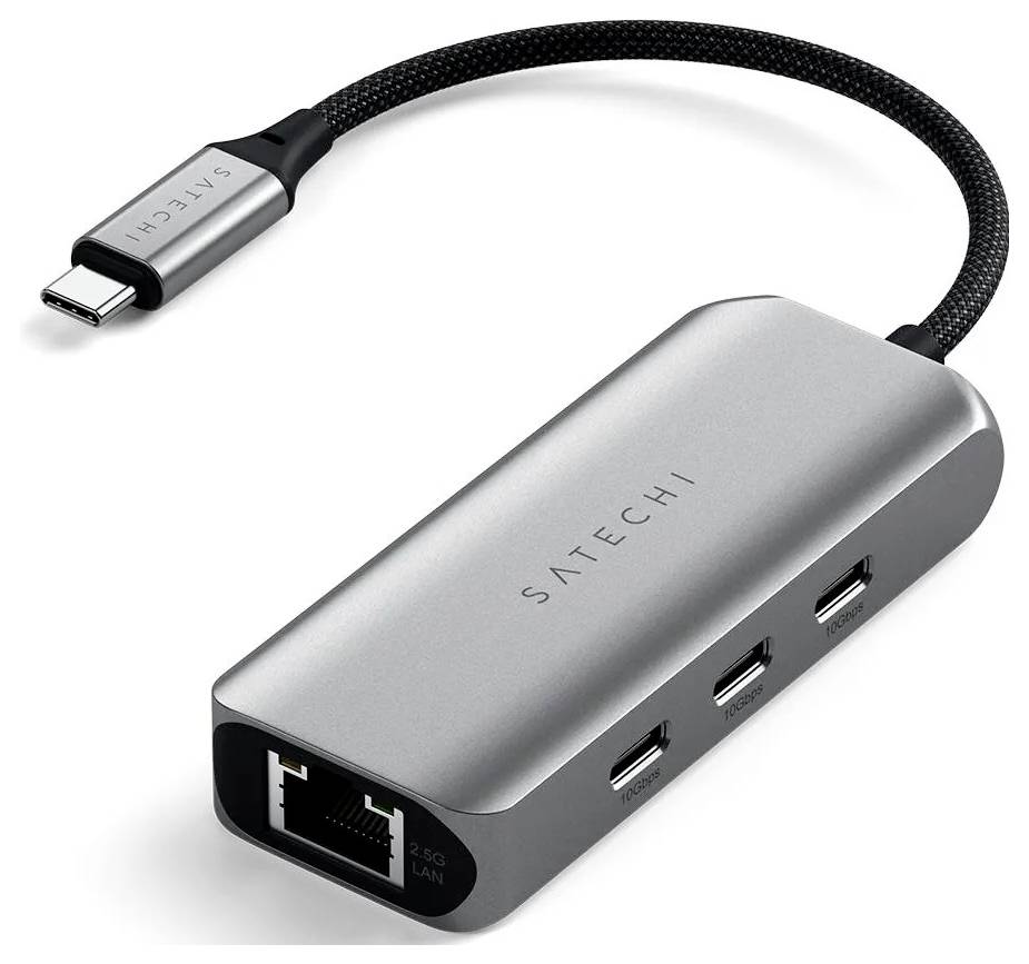 Satechi USB-C® Dockingstation ST-H3C25EM Passend für Marke Dockingstations: Apple MacBook, MacPro