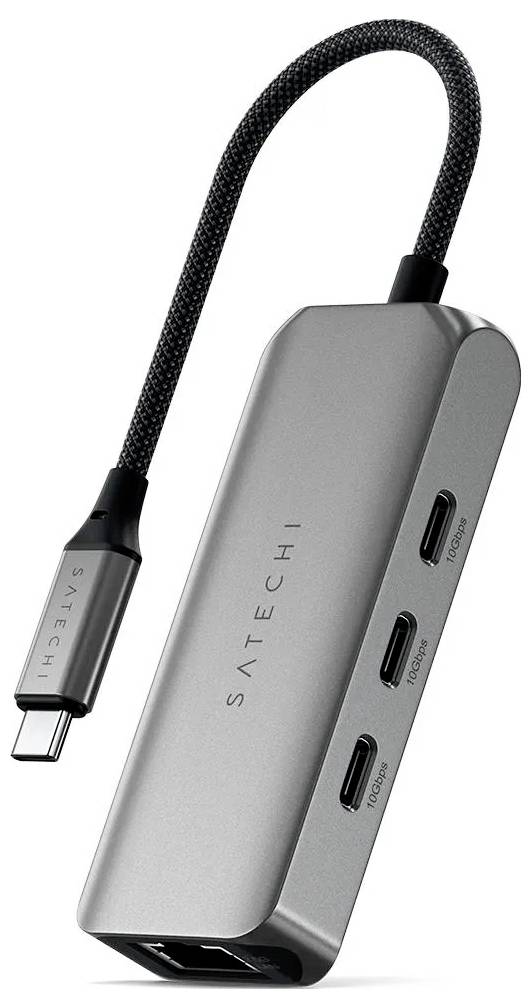 Satechi USB-C® Dockingstation ST-H3C25EM Passend für Marke Dockingstations: Apple MacBook, MacPro