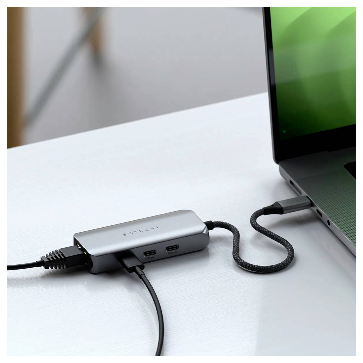 Satechi USB-C® Dockingstation ST-H3C25EM Passend für Marke Dockingstations: Apple MacBook, MacPro