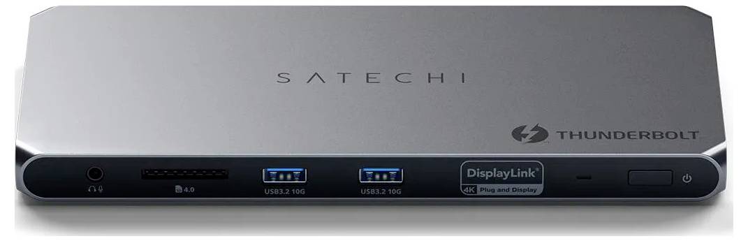 Satechi Thunderbolt™ 4 Dockingstation ST-DT4MDM-EU USB-C® Power Delivery