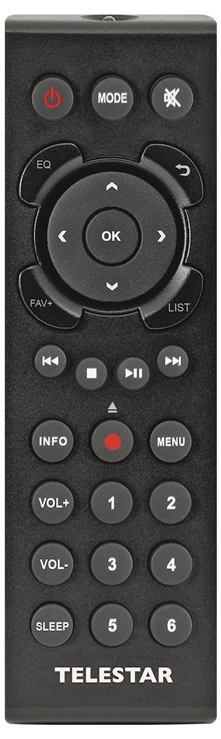 Telestar TOP 200 Schwarz Internet Kofferradio Internet, DAB+, UKW Schwarz