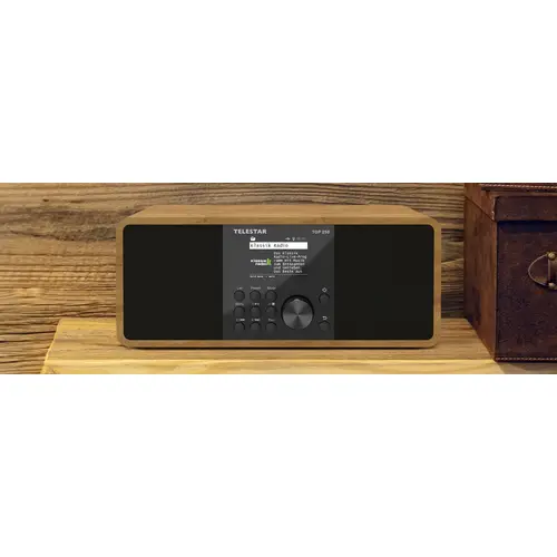 Telestar TOP 250 Holz Internet Kofferradio DAB+, Internet, UKW WLAN, USB, UKW, Internetradio, DAB+, Bluetooth® Holz Telestar TOP 250 Holz Internet Kofferradio DAB+, Internet, UKW WLAN, USB, UKW, Internetradio, DAB+, Bluetooth® Holz